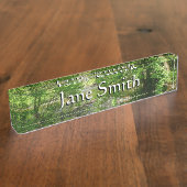 Uitzicht Maryland Natuur Fotografie Naambordje (Zijkant)