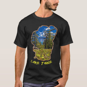 Uitzicht meer Tahoe Heavenly T-shirt