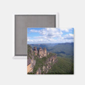 uitzicht met drie zussen magneet (Voorkant / Achterkant)