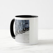 Uitzicht met een laag doorsnee zweefvliegtuig mok (Voorkant links)