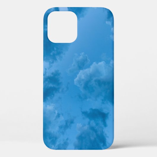 Uitzicht met een lage hoek van blauwe wolken Case-Mate iPhone case (Achterkant)
