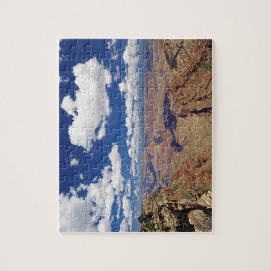 Uitzicht met hoge hoek, ruw legpuzzel (Verticaal)