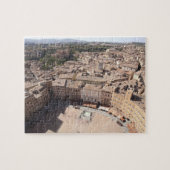 Uitzicht met hoge hoek, Siena, Italië Legpuzzel (Horizontaal)