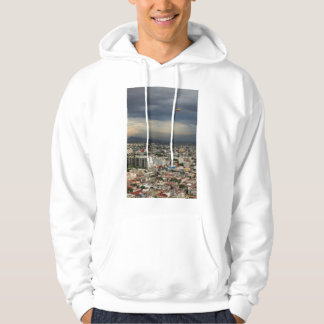 Uitzicht met hoge hoek tegen troebel hemel hoodie