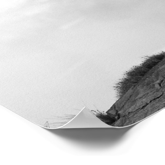 Uitzicht met hoge hoek zwart-wit uitzicht van poster (Hoek)