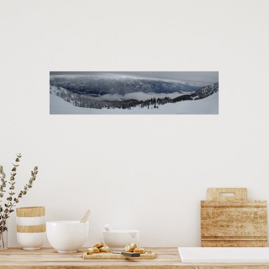 Uitzicht met klokkenluiders poster (Keuken)