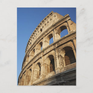 Uitzicht met lage hoek Colosseum Briefkaart