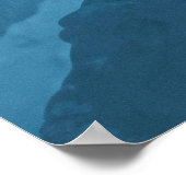 Uitzicht met lage hoek van stalactieten poster (Hoek)