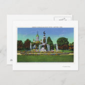 Uitzicht met staatskapitel op afstand briefkaart (Voorkant / Achterkant)