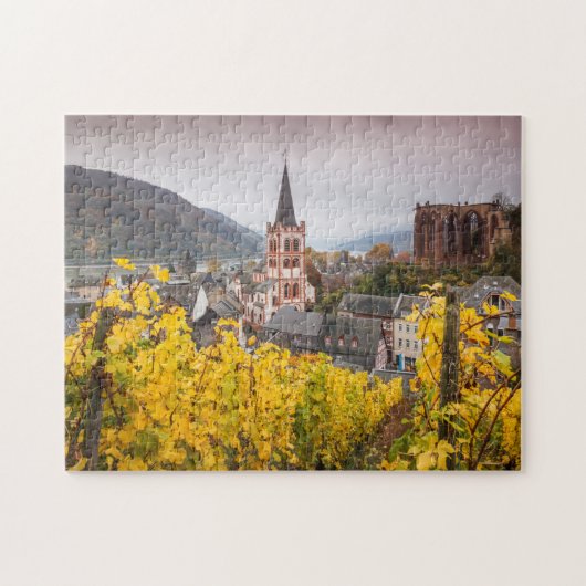 Uitzicht met verhoogde woonplaats | Duitsland Legpuzzel (Horizontaal)