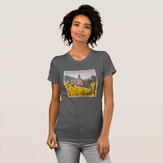Uitzicht met verhoogde woonplaats | Duitsland T-shirt (Voorkant volledig)