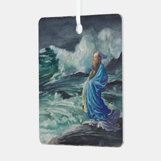 Uitzicht Metalen Ornament (Voorkant links)