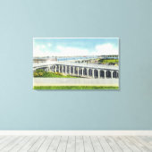 Uitzicht miljoen dollar canvas afdruk (Insitu (Houten vloer))