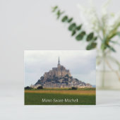 Uitzicht Mont-Saint-Michel, Normandië, Frankrijk Briefkaart (Staand voorkant)
