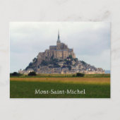 Uitzicht Mont-Saint-Michel, Normandië, Frankrijk Briefkaart (Voorkant)