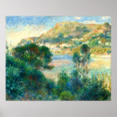 Uitzicht Monte Carlo uit Pet Martin, Renoir Poster (Voorkant)