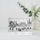 Uitzicht München, 1869 Briefkaart (Staand voorkant)