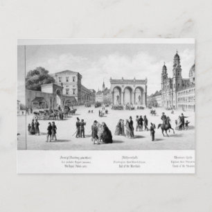 Uitzicht München, 1869 Briefkaart