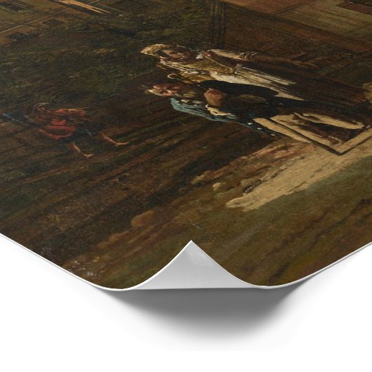 Uitzicht München - Bernardo Bellotto Fine Art Post Poster (Hoek)