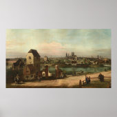Uitzicht München - Bernardo Bellotto Fine Art Post Poster (Voorkant)