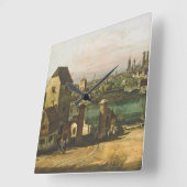 Uitzicht München, c. 1761 (olie op doek) Vierkante Klok (Hoek)