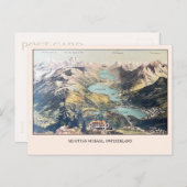 Uitzicht Muottas Muragl  Blank Briefkaart (Voorkant / Achterkant)