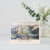 Uitzicht Muottas Muragl  Blank Briefkaart (Staand voorkant)