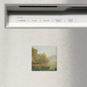 Uitzicht naar Atrani op de Amalfi, 1817 Magneet (Insitu (Vaatwasser))