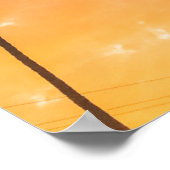 Uitzicht naar boven van Palms Poster (Hoek)