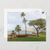 Uitzicht naar de Maalaea-baai van Kihei, Maui Briefkaart (Voorkant / Achterkant)