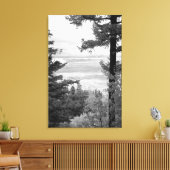 Uitzicht naar het westen vanaf de top van Sandia,  Canvas Afdruk (Insitu (Woonkamer))