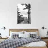 Uitzicht naar het westen vanaf de top van Sandia,  Canvas Afdruk (Insitu (Slaapkamer))