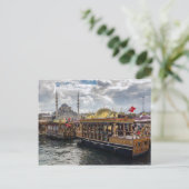 Uitzicht naar Istanbul (Turkije) Briefkaart (Staand voorkant)