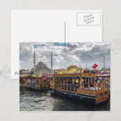 Uitzicht naar Istanbul (Turkije) Briefkaart (Voorkant / Achterkant)