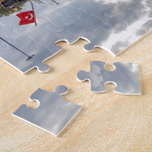 Uitzicht naar Istanbul (Turkije) Legpuzzel (Zijkant)