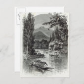 Uitzicht nabij Serinugur, van 'vrijetijdsuur', 188 Briefkaart (Voorkant / Achterkant)