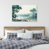 Uitzicht nabij Virginia, County Cavan Canvas Afdruk (Insitu (Slaapkamer))