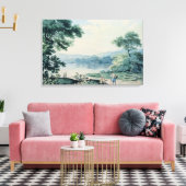 Uitzicht nabij Virginia, County Cavan Canvas Afdruk (Insitu (Woonkamer))