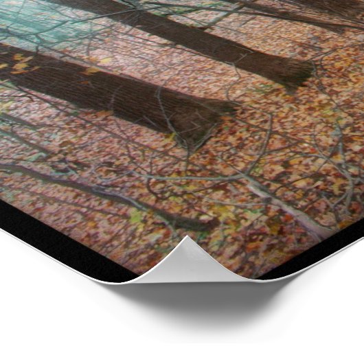 Uitzicht najaar, poster (Hoek)