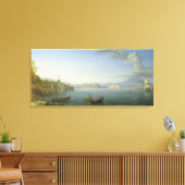 Uitzicht Napels, 1750 Canvas Afdruk (Insitu (Woonkamer))