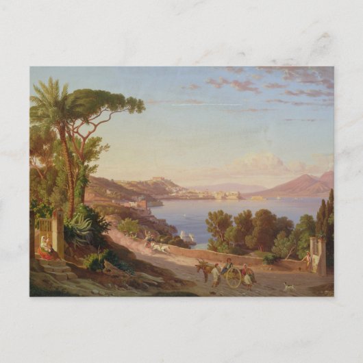 Uitzicht Napels Briefkaart (Voorkant)