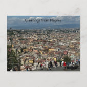 Uitzicht Napels, Italië Briefkaart (Voorkant)