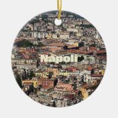 Uitzicht Napels, Italië Keramisch Ornament (Voorkant)