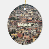 Uitzicht Napels, Italië Keramisch Ornament (Links)