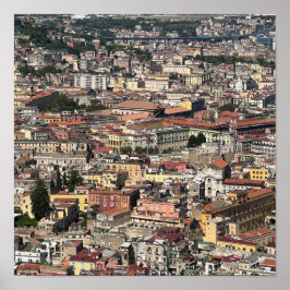 Uitzicht Napels, Italië Poster