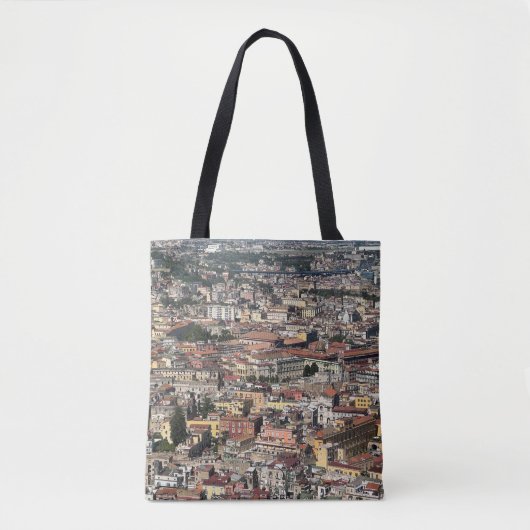 Uitzicht Napels, Italië Tote Bag (Voorkant)
