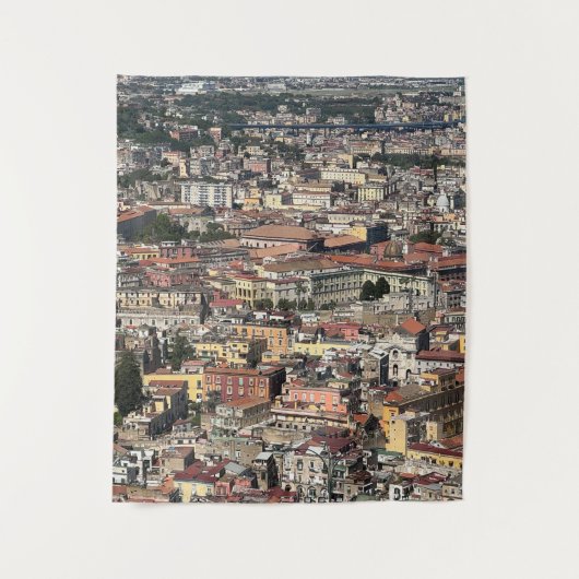Uitzicht Napels, Italië Wandkleed (Voorkant)