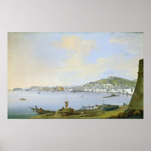 Uitzicht Napels Poster (Voorkant)