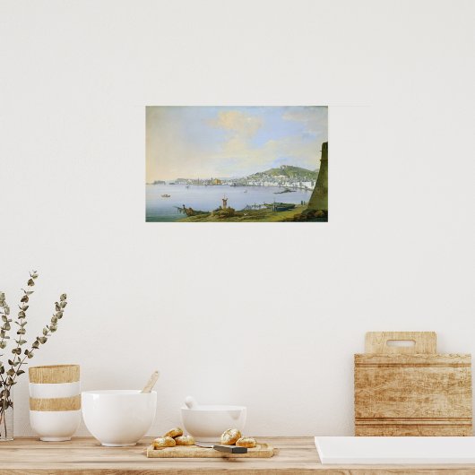 Uitzicht Napels Poster (Keuken)