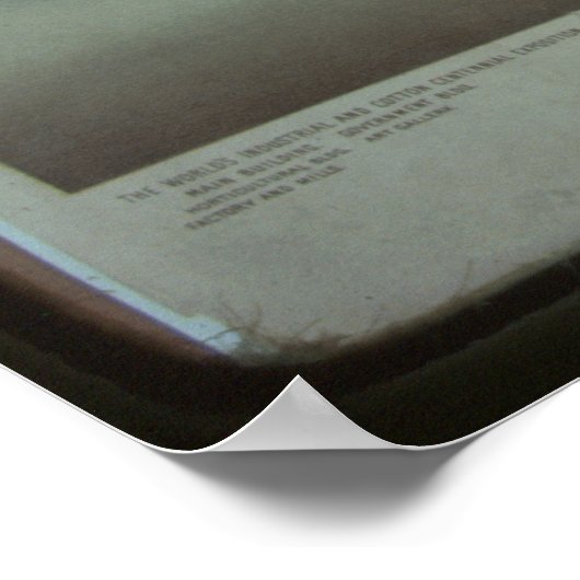  Uitzicht New Orleans City - 1885 Poster (Hoek)